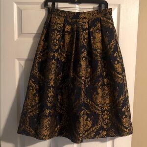 Chicwish brocade midi skirt size M